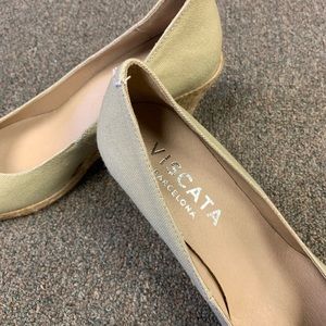 Viscata Beige wedges